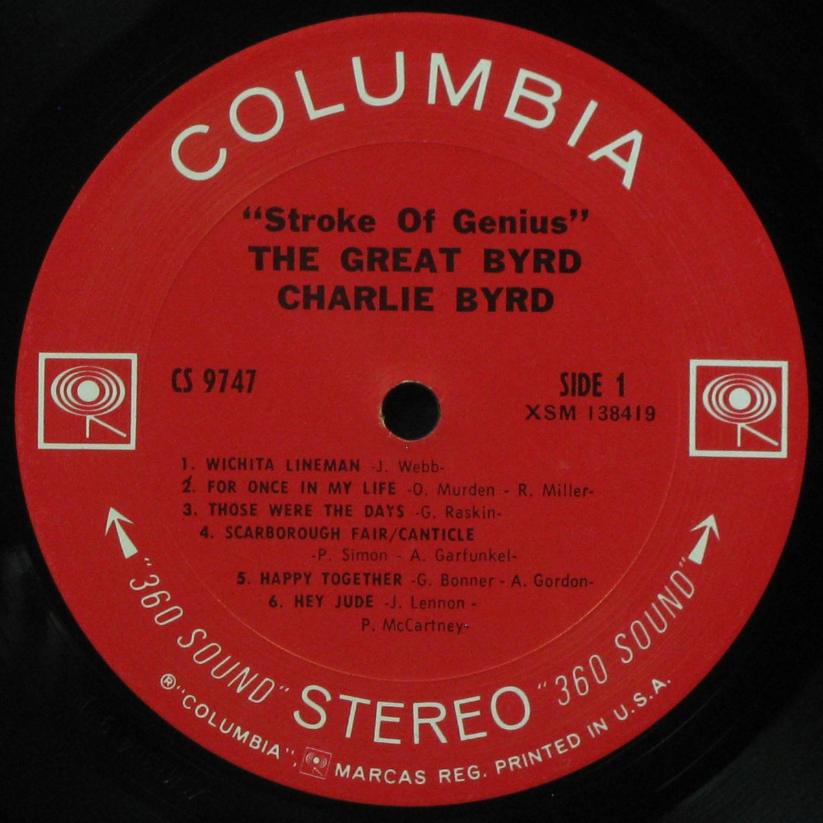 LP Charlie Byrd — Great Byrd фото 2