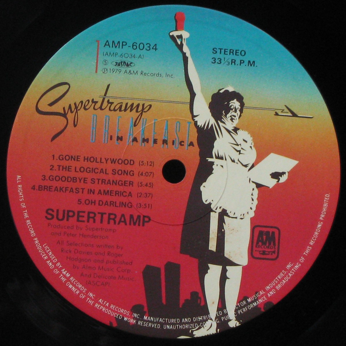 LP Supertramp — Breakfast In America (+ obi) фото 3