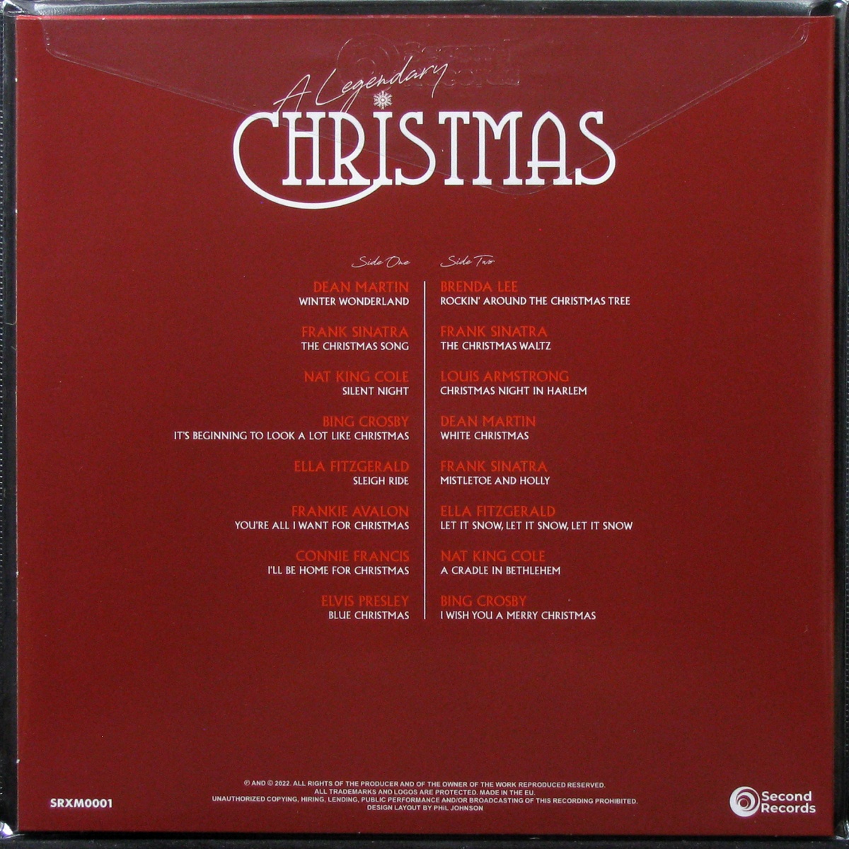 LP V/A — A Legendary Christmas - Volume One - The Red Collection фото 2
