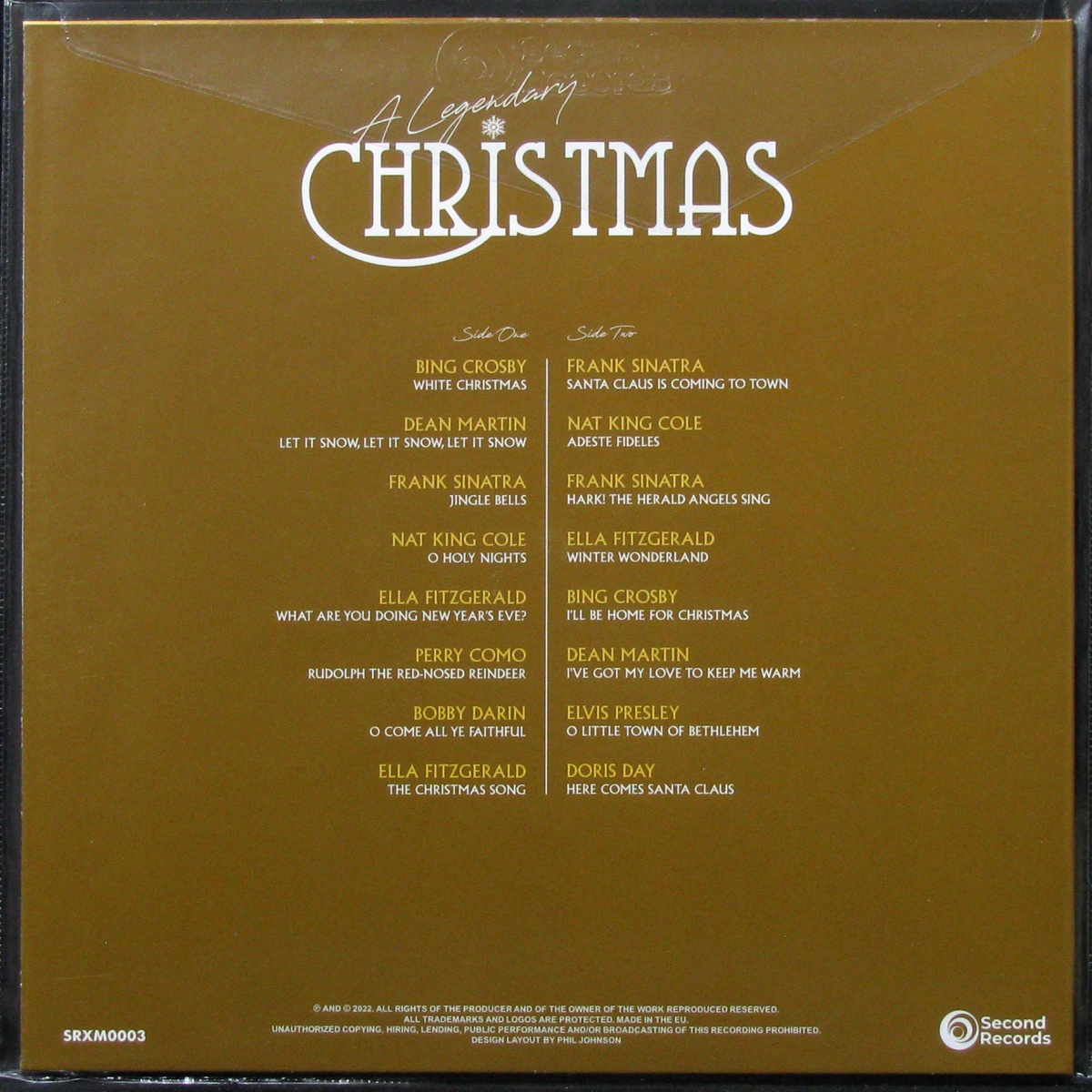 LP V/A — A Legendary Christmas - Volume Three - The Gold Collection (coloured vinyl) фото 2