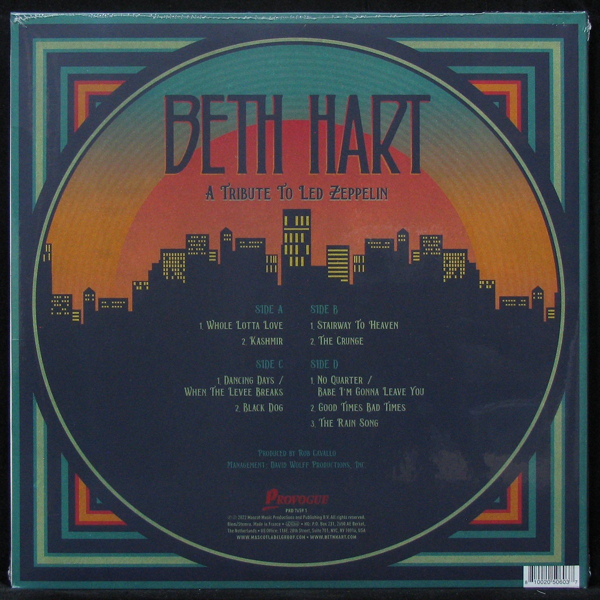 LP Beth Hart — A Tribute To Led Zeppelin (2LP) фото 2