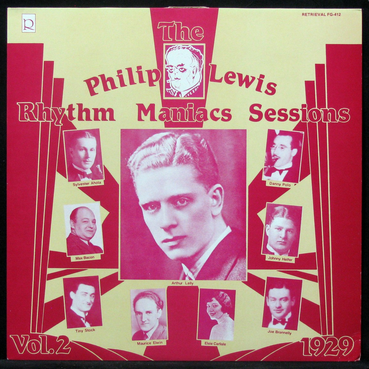 LP Philip Lewis — Philip Lewis Rhythm Maniacs Volume 2. 1929 фото