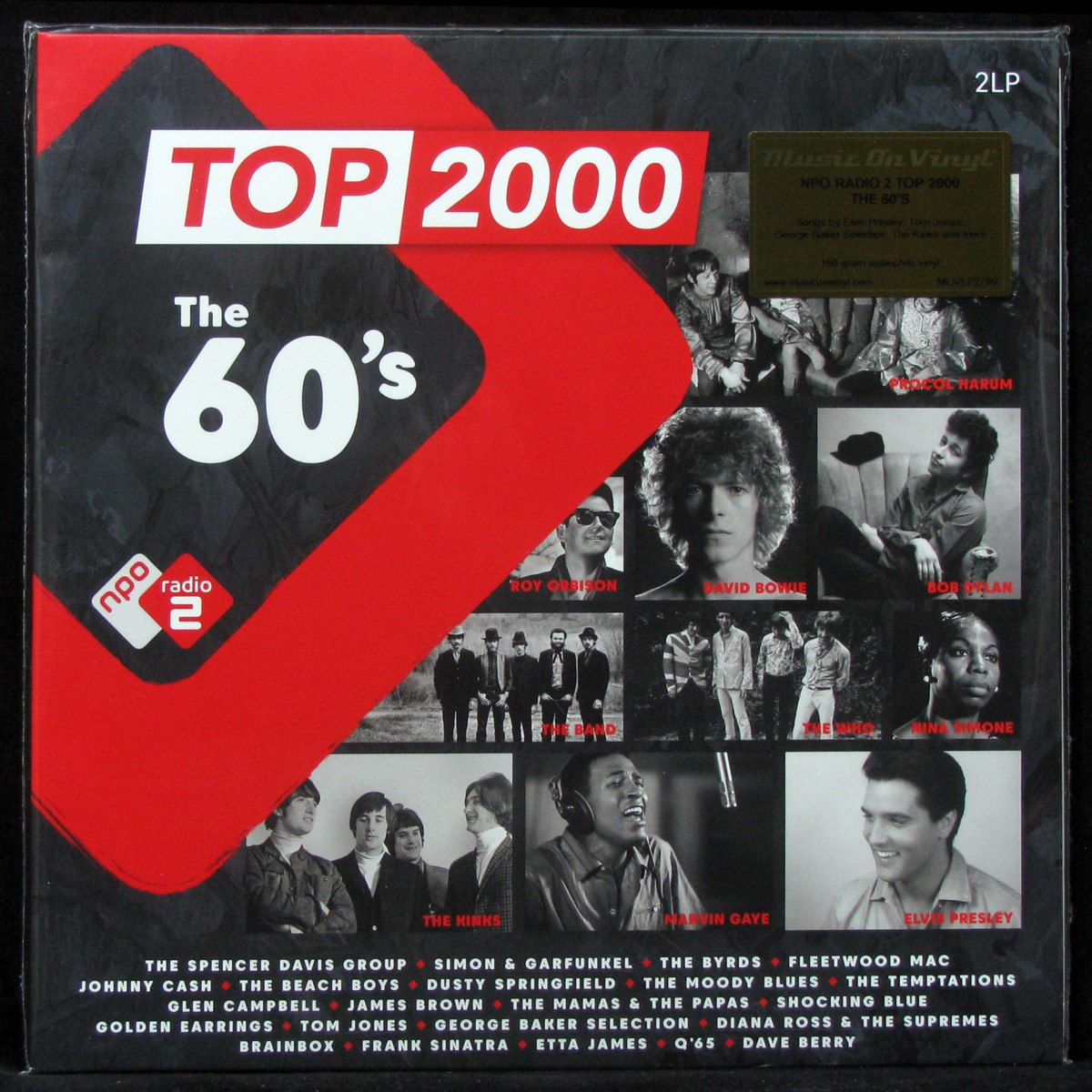 LP V/A — Top 2000: The 60's (2LP) фото