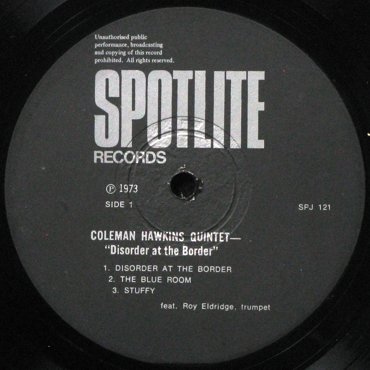 LP Coleman Hawkins — Disorder At The Border фото 2