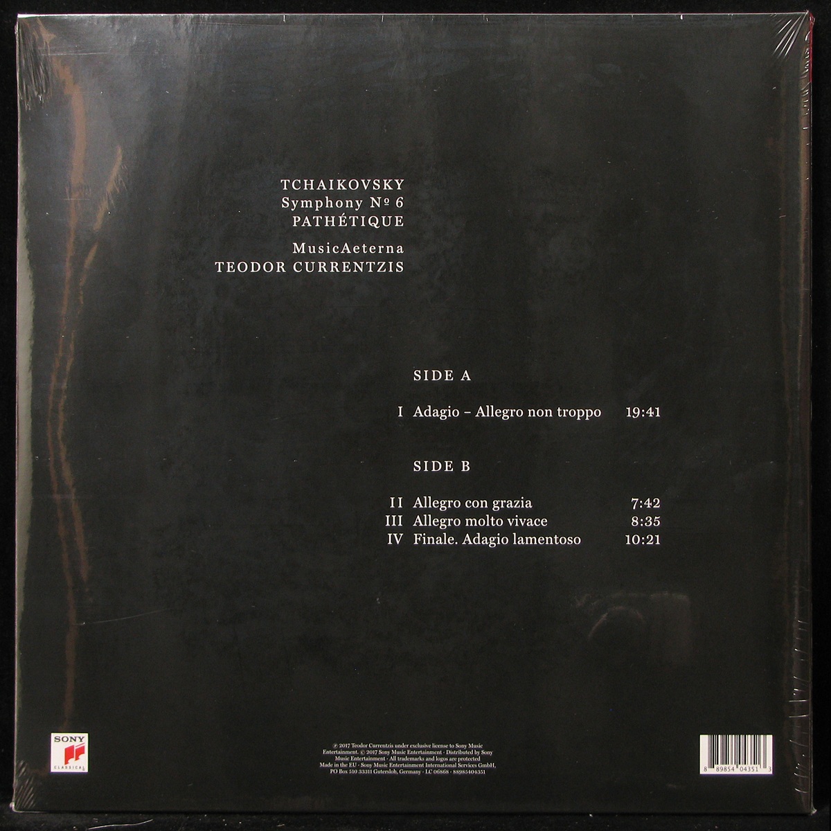 LP Teodor Currentzis / Musicaeterna — Tchaikovsky: Symphony N 6 Pathetique фото 2