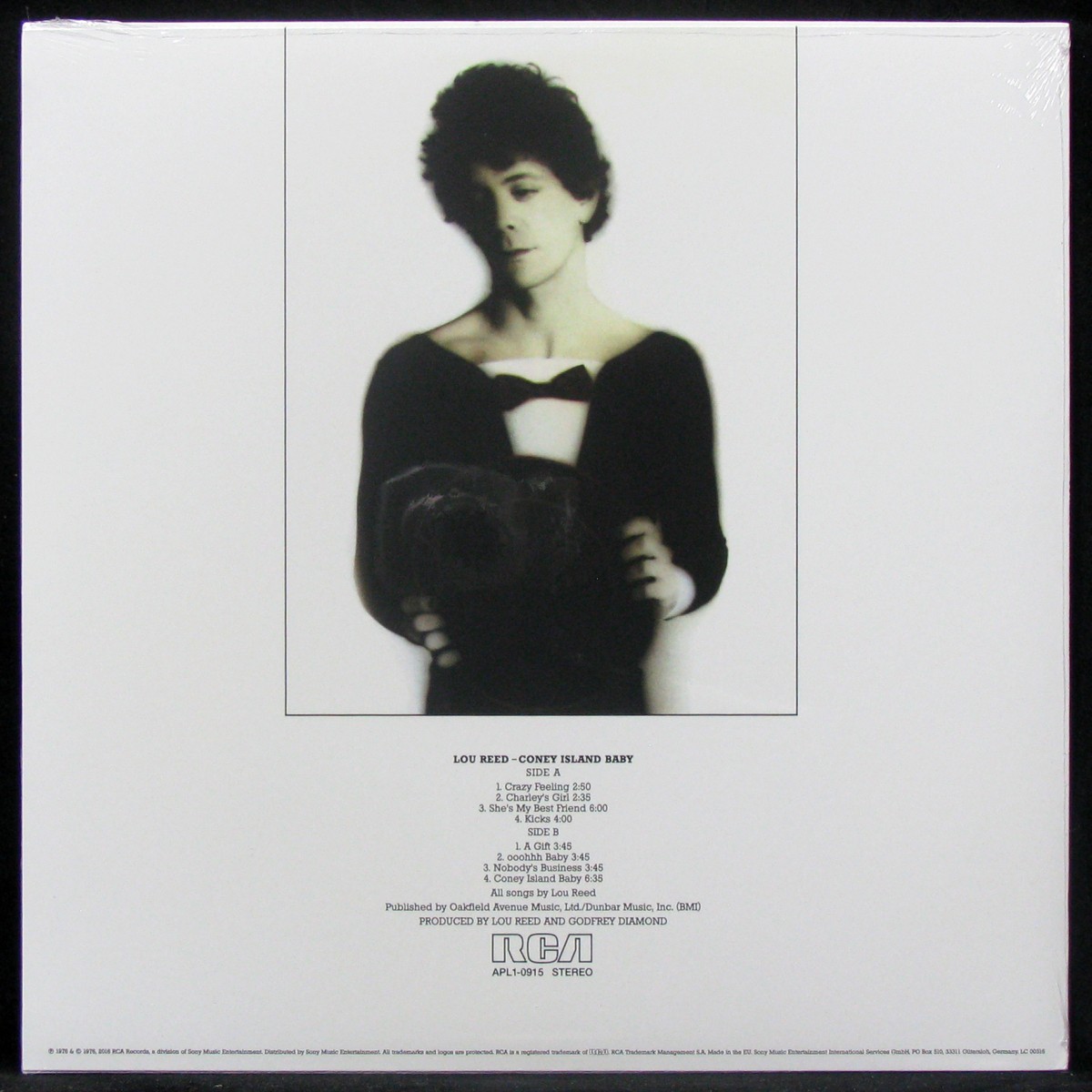 LP Lou Reed — Coney Island Baby (coloured vinyl) фото 2