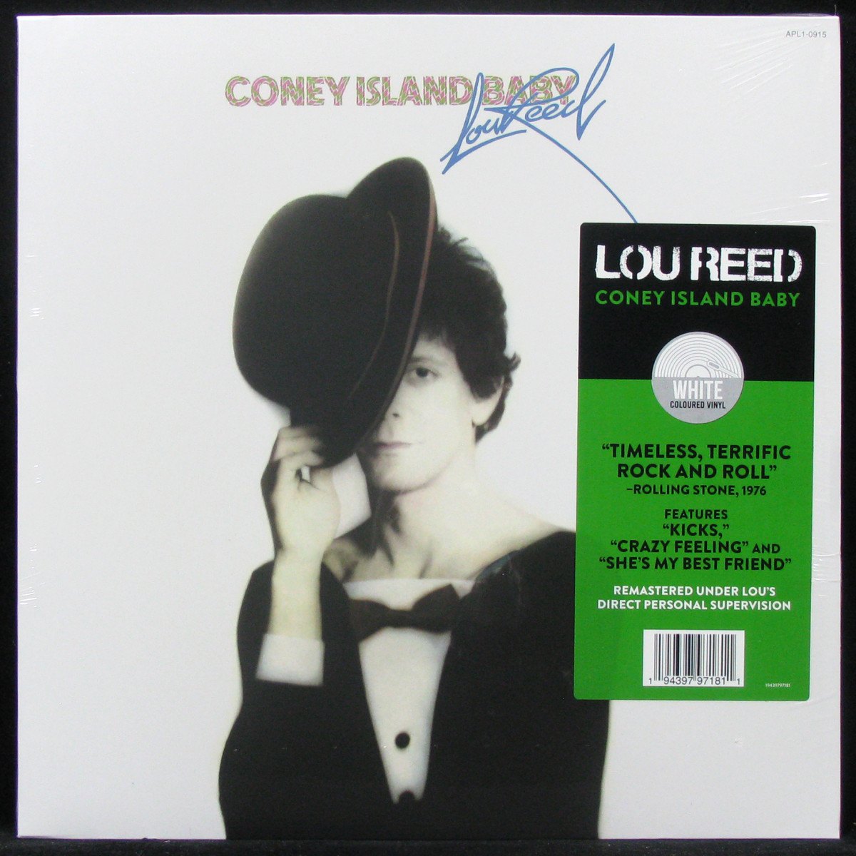 LP Lou Reed — Coney Island Baby (coloured vinyl) фото