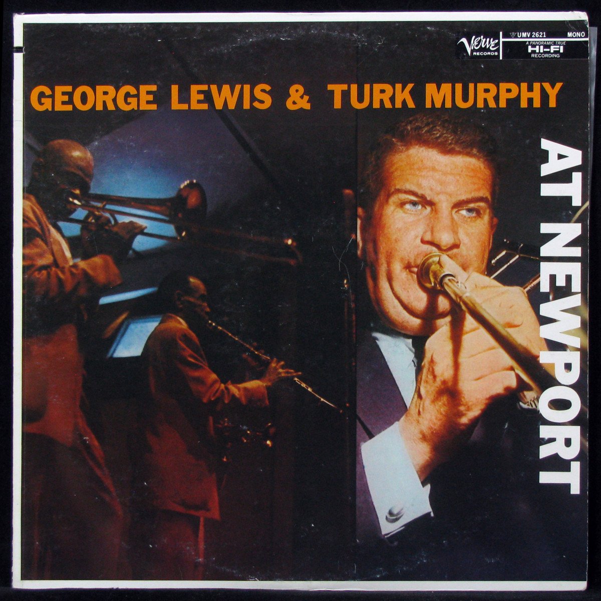 LP George Lewis / Turk Murphy — At Newport (mono) фото