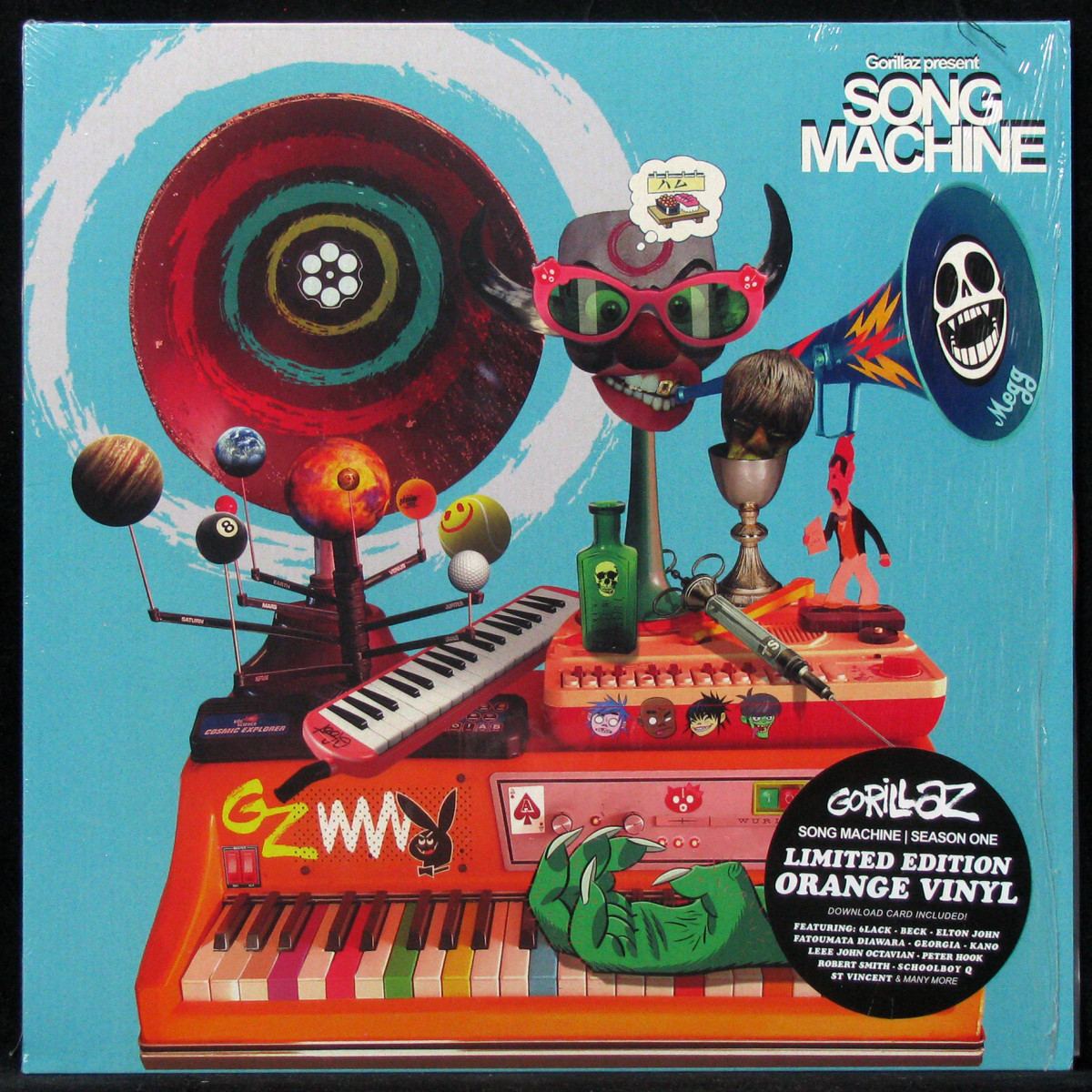 LP Gorillaz — Song Machine Season One (coloured vinyl) фото