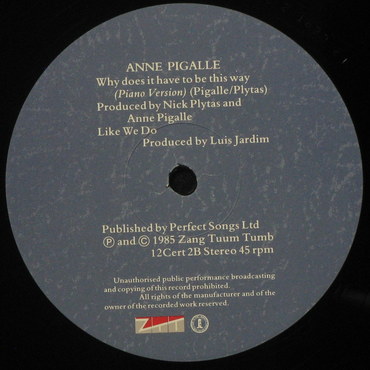 LP Anne Pigalle — Why Does It Have To Be This Way? (maxi) фото 2