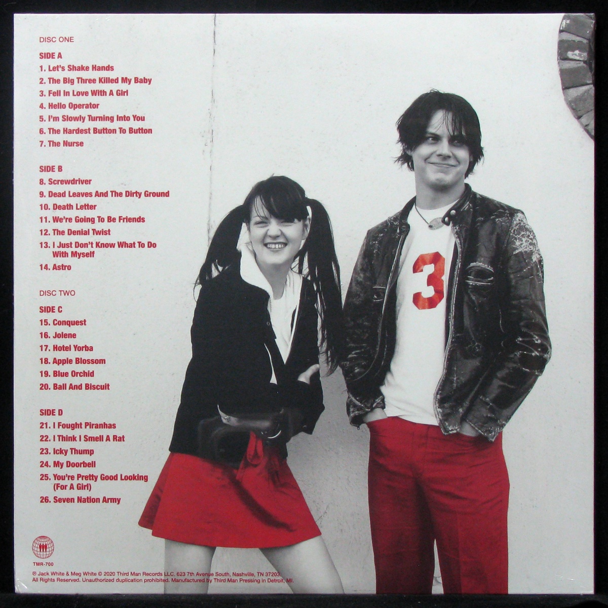 LP White Stripes — My Sister Thanks You And I Thank You (Greatest Hits) (2LP) фото 2