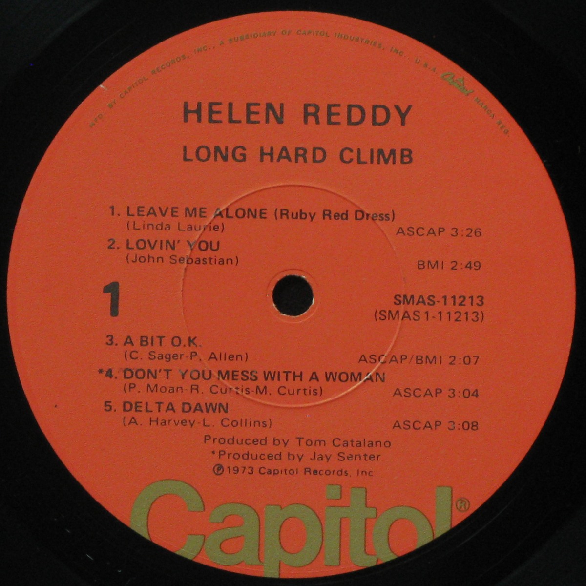 LP Helen Reddy — Long Hard Climb фото 2
