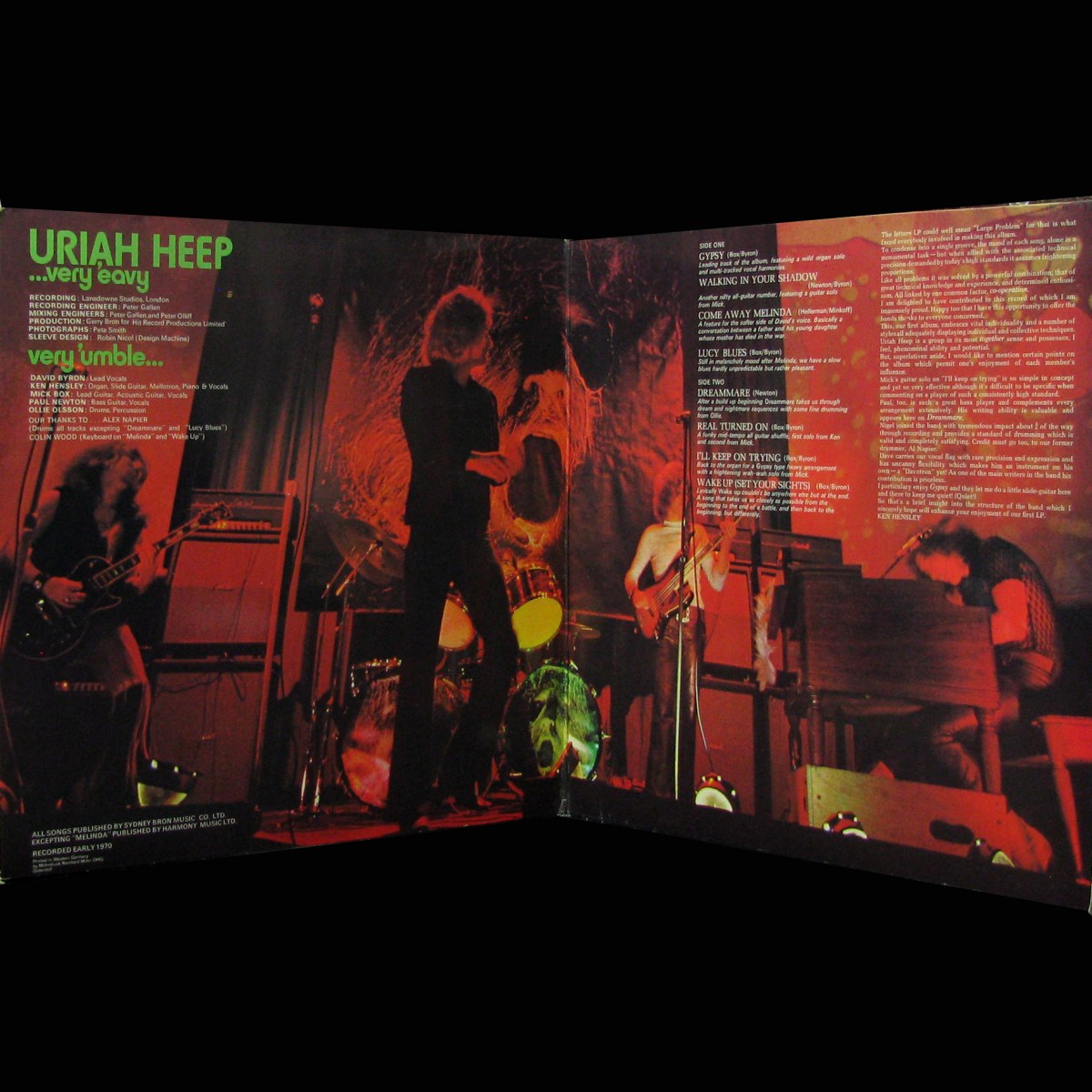LP Uriah Heep — Very 'Eavy Very 'Umble фото 2