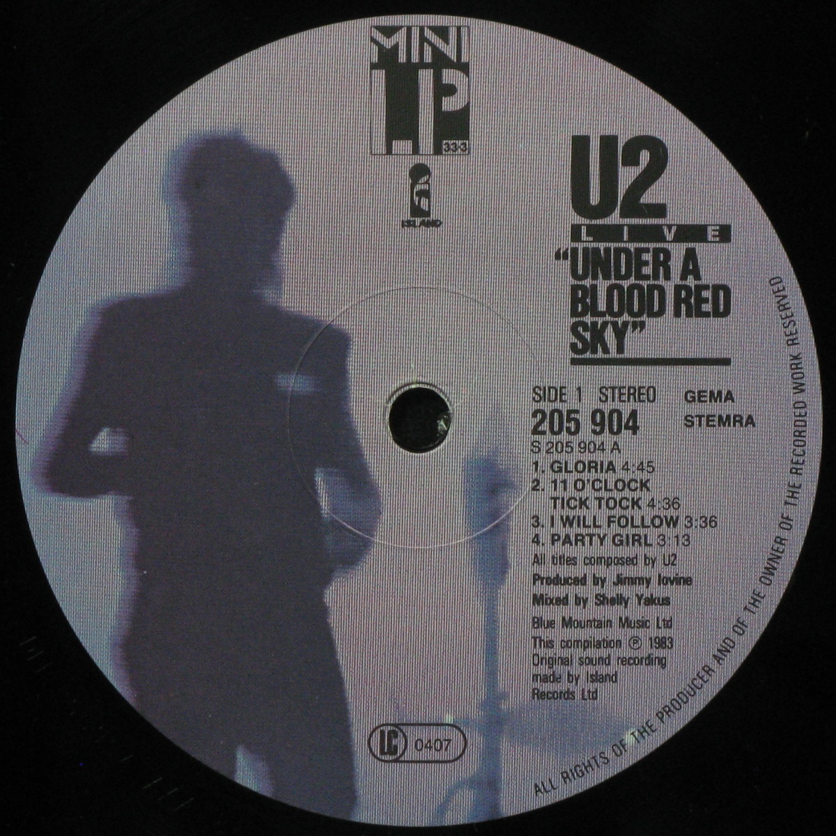 LP U2 — Under A Blood Red Sky фото 2