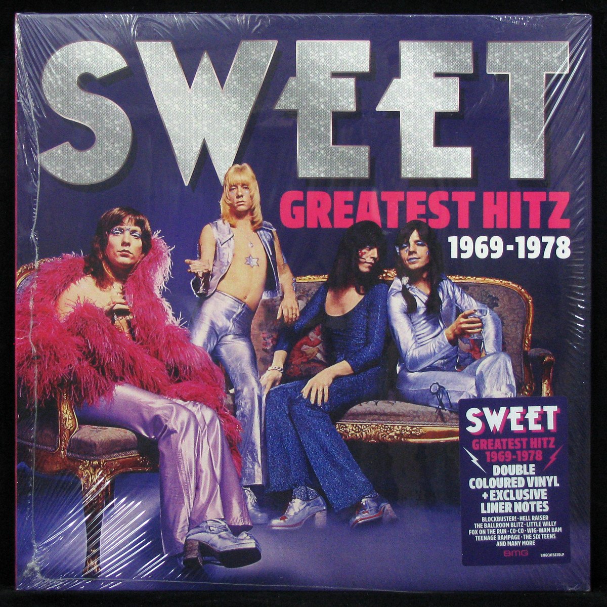 LP Sweet — Greatest Hitz 1969-1978 (2LP, coloured vinyl) фото