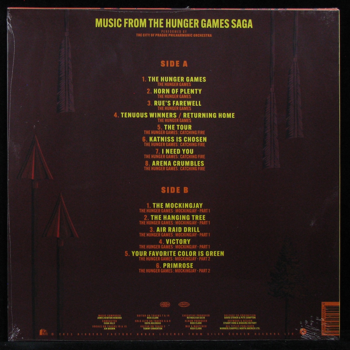 LP City Of Prague Philharmonic Orchestra — Music From The Hunger Games Saga фото 2