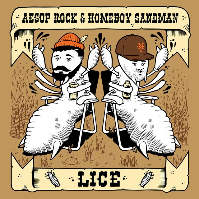 LP Aesop Rock / Homeboy Sandman — Lice (EP) фото