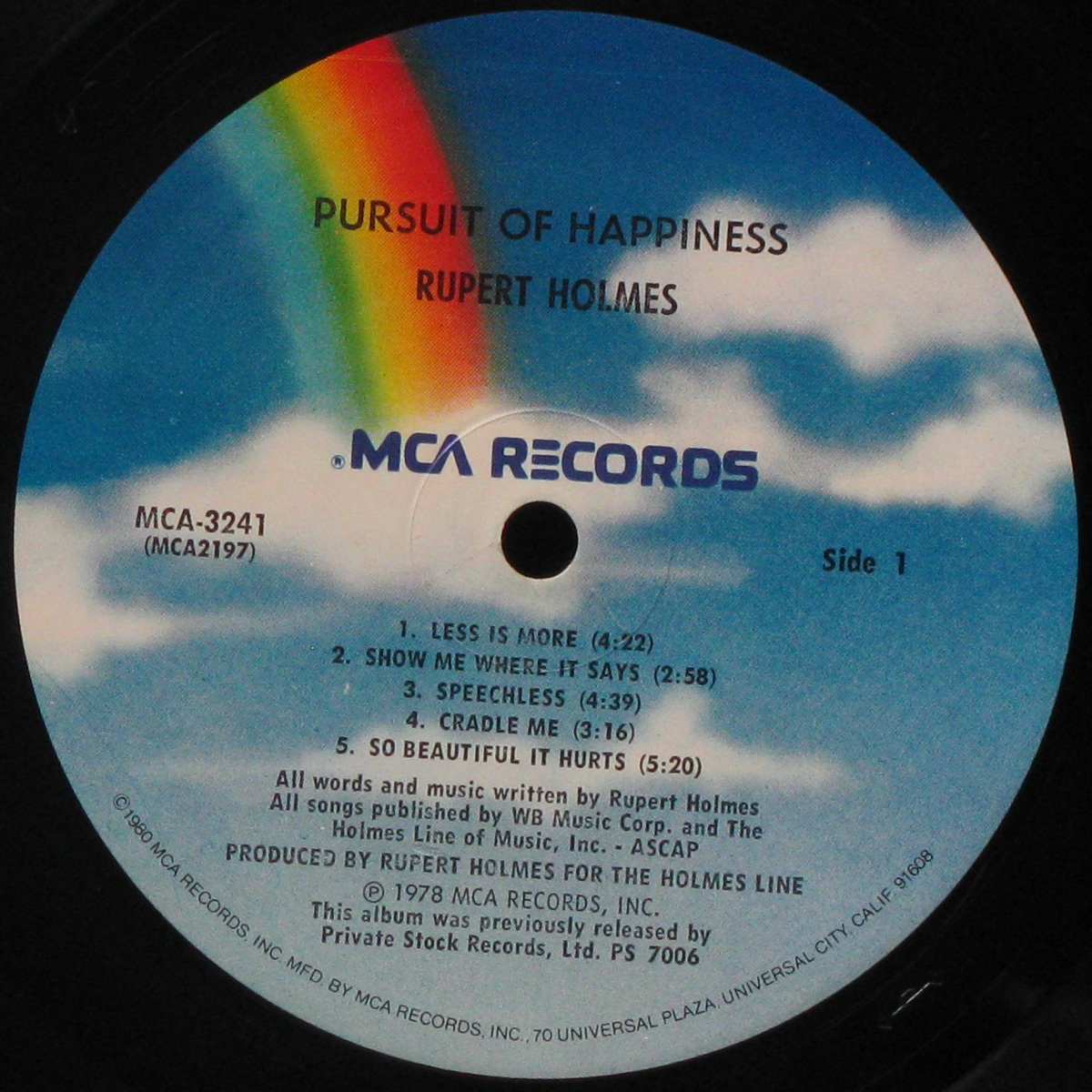 LP Rupert Holmes — Pursuit Of Happiness фото 2