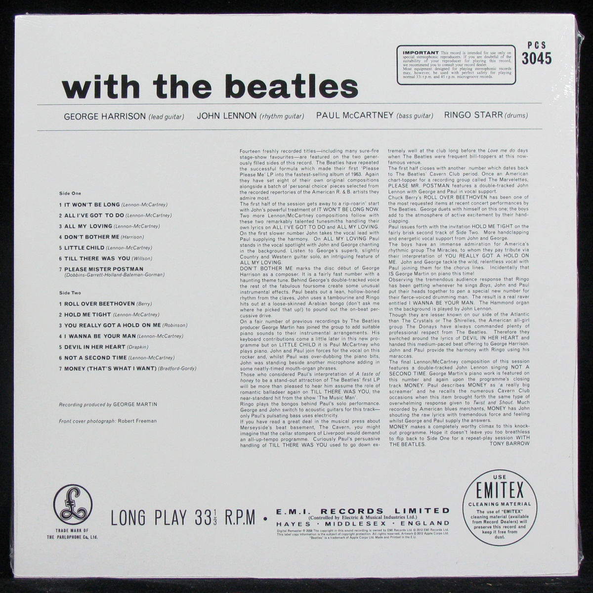LP Beatles — With The Beatles фото 2