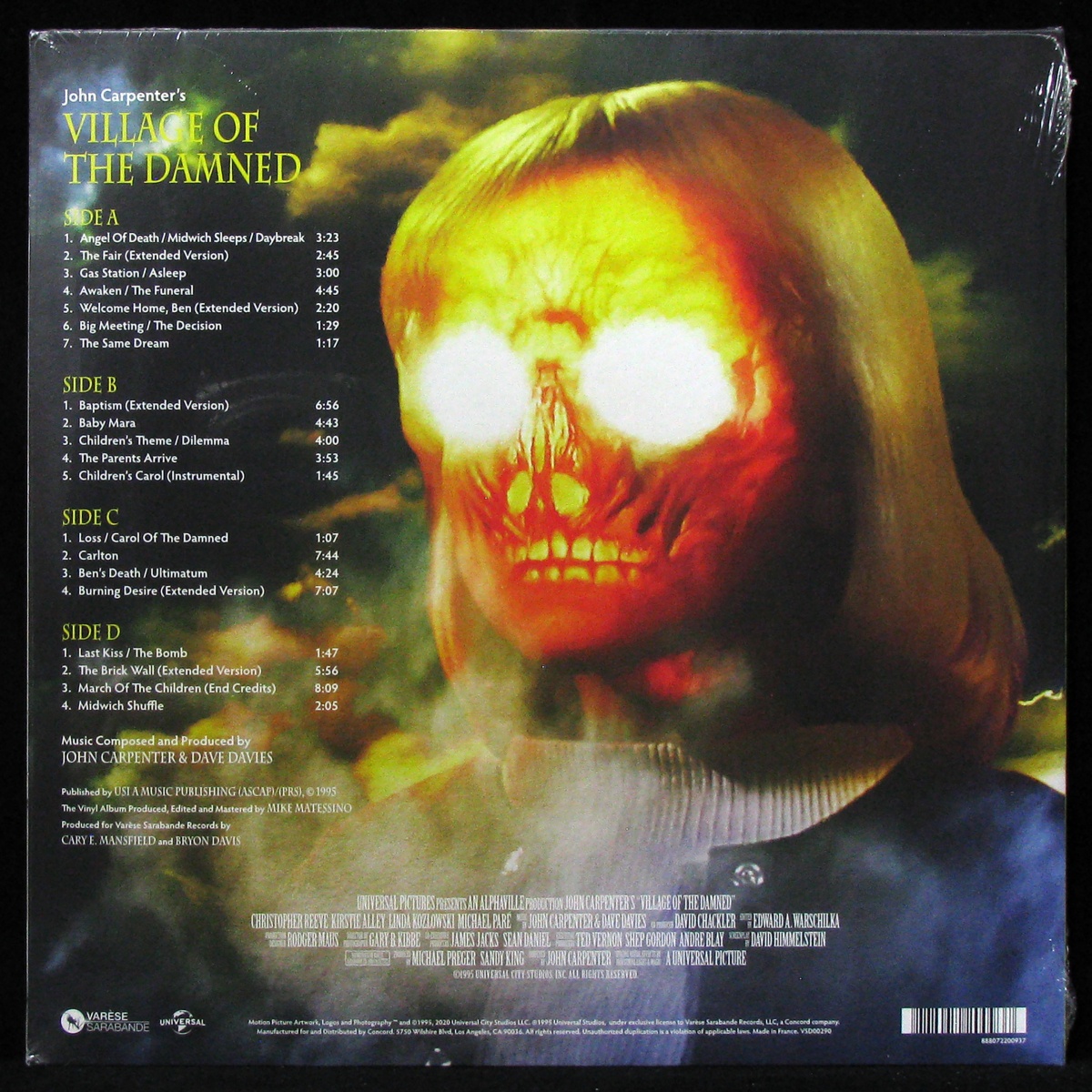 LP Soundtrack — Village Of The Damned (2LP, coloured vinyl) фото 2