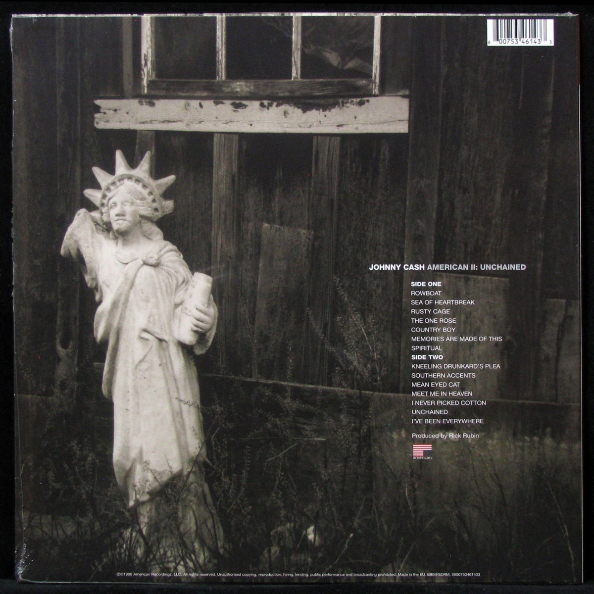 LP Johnny Cash — American II: Unchained фото 2