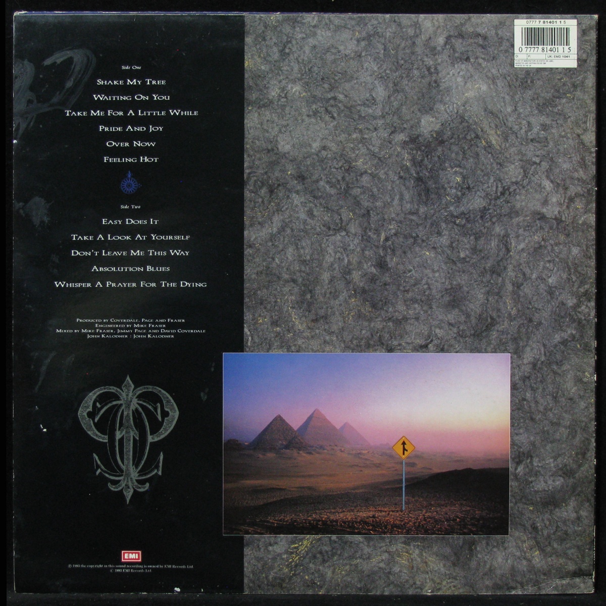 LP Coverdale / Page — Coverdale / Page (1993) фото 2