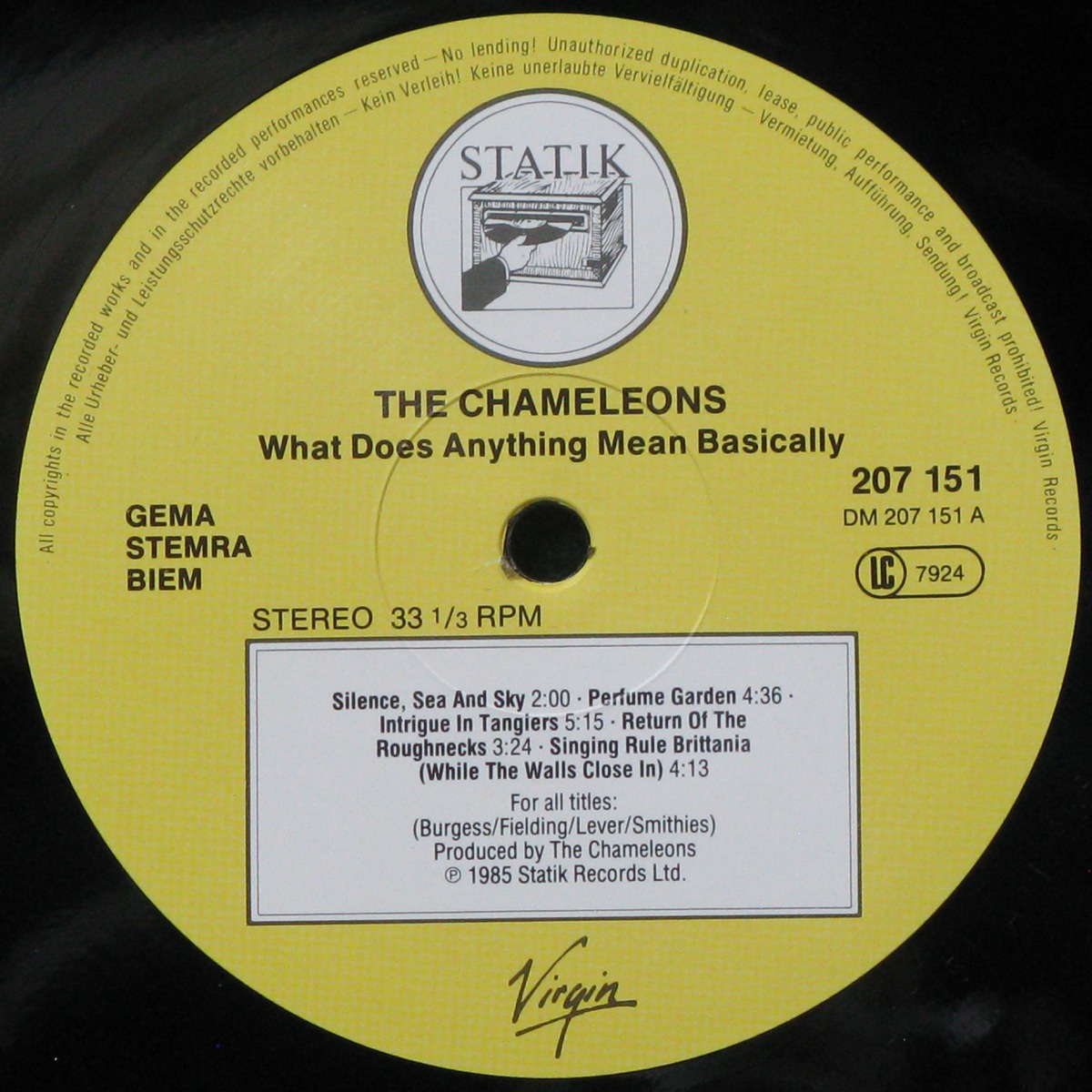 LP Chameleons — What Does Anything Mean? Basically фото 3