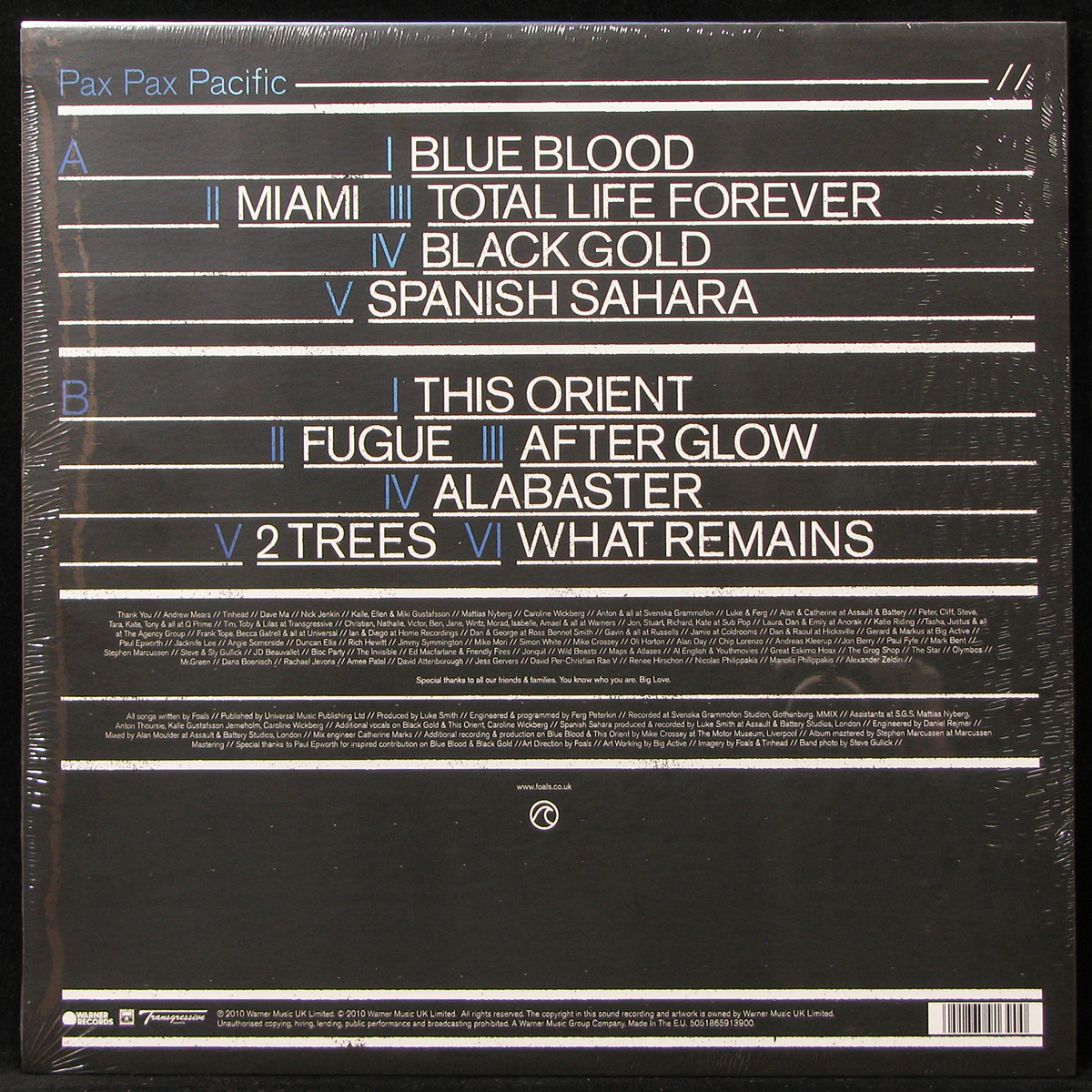 LP Foals — Total Life Forever фото 2