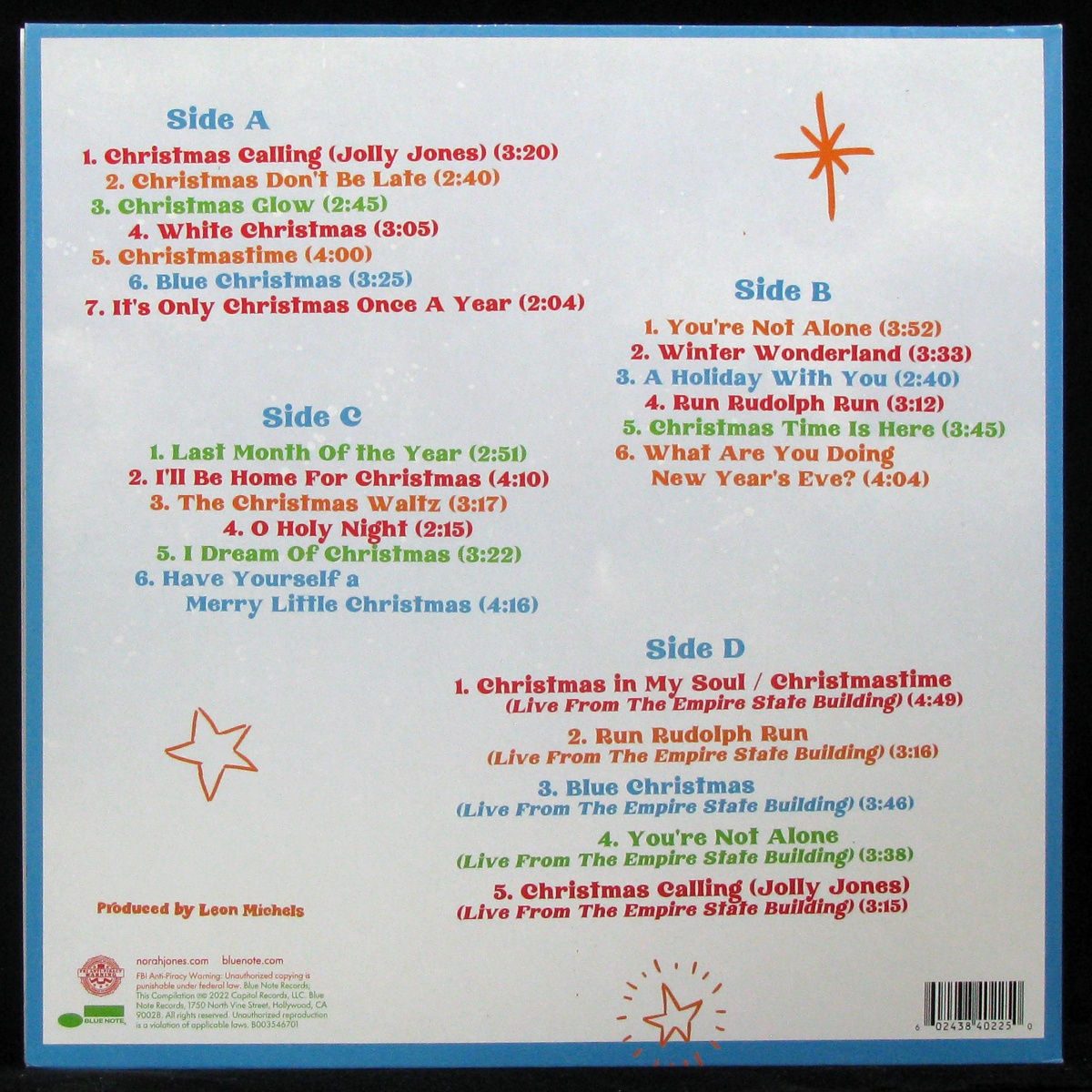 LP Norah Jones — I Dream Of Christmas (2LP) фото 2