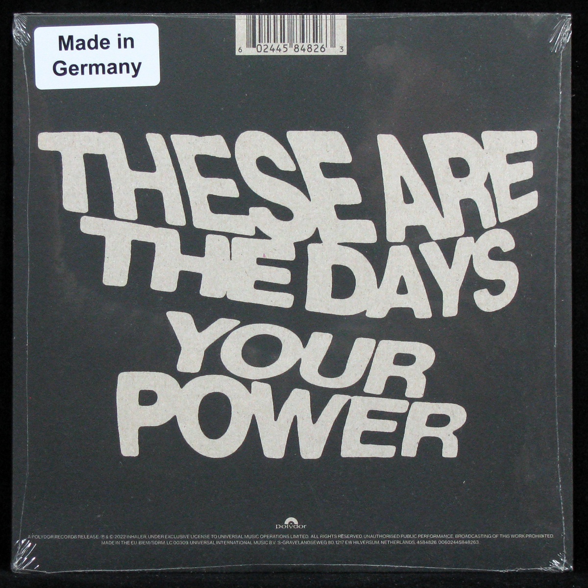 LP Inhaler — These Are The Days (single) фото 2