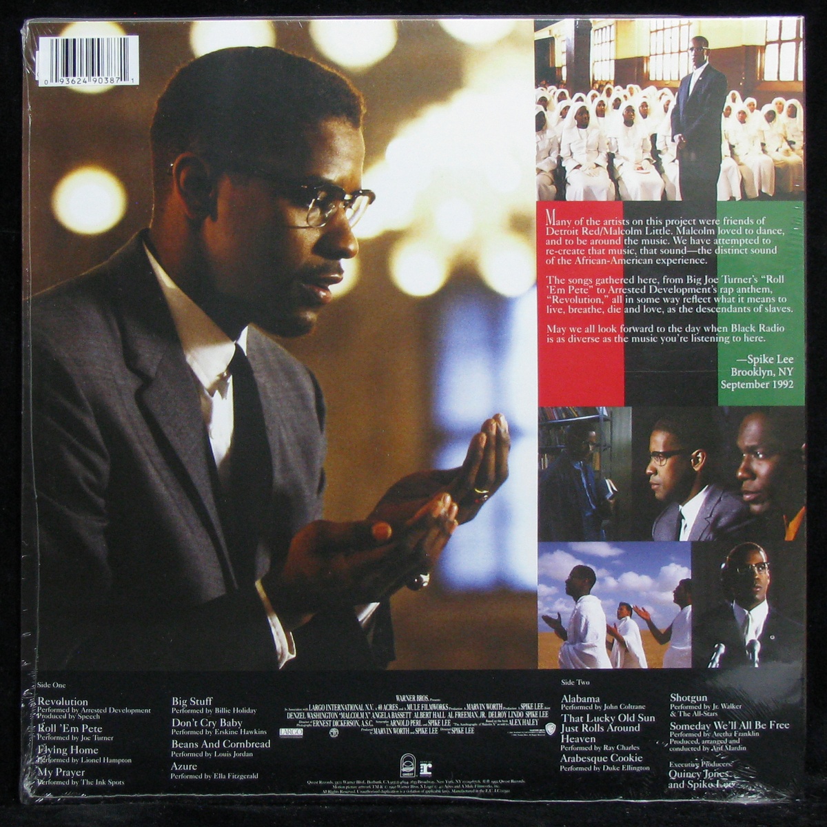 LP Soundtrack — Malcolm X (coloured vinyl) фото 2