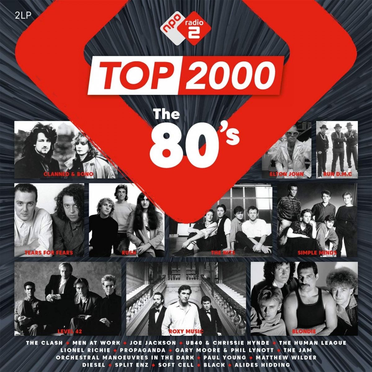 LP V/A — Top 2000: The 80's (2LP) фото