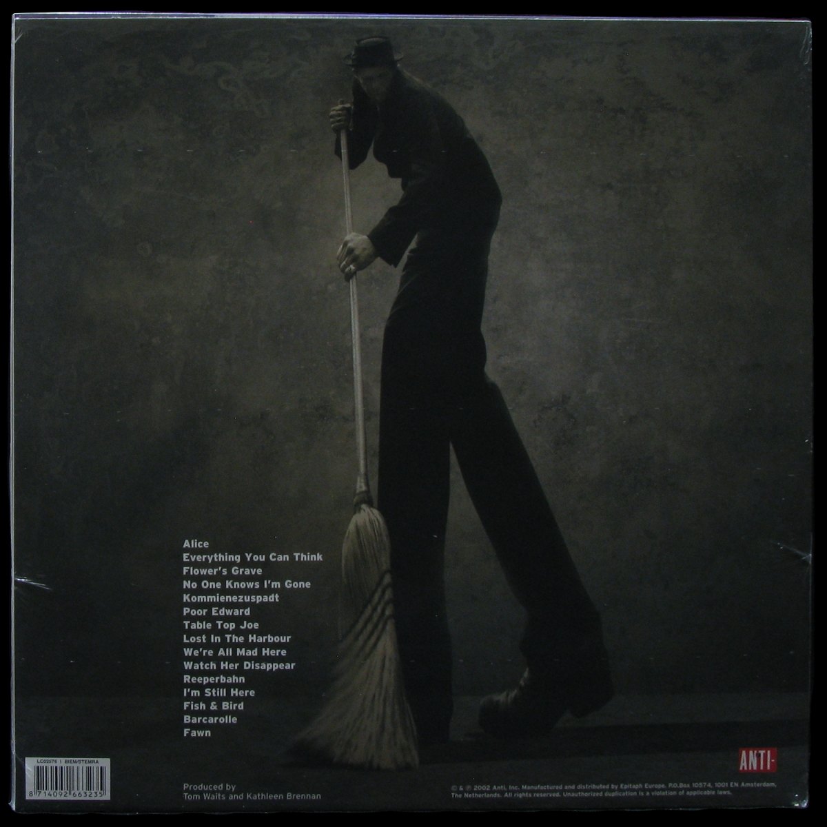 LP Tom Waits — Alice (2LP) фото 2