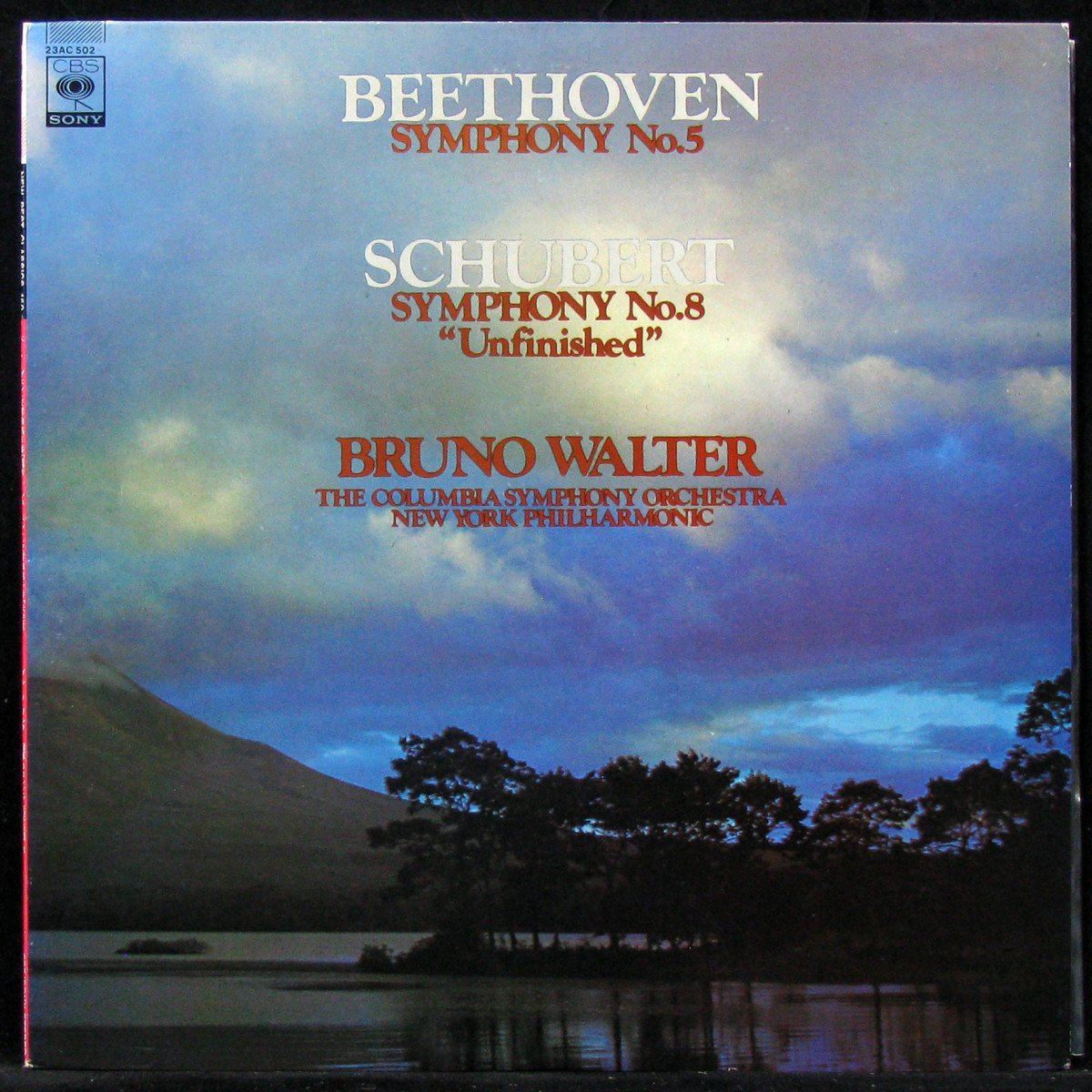 Пластинка Bruno Walter - Beethoven: Symphony No. 5 / Schubert: Symphony ...