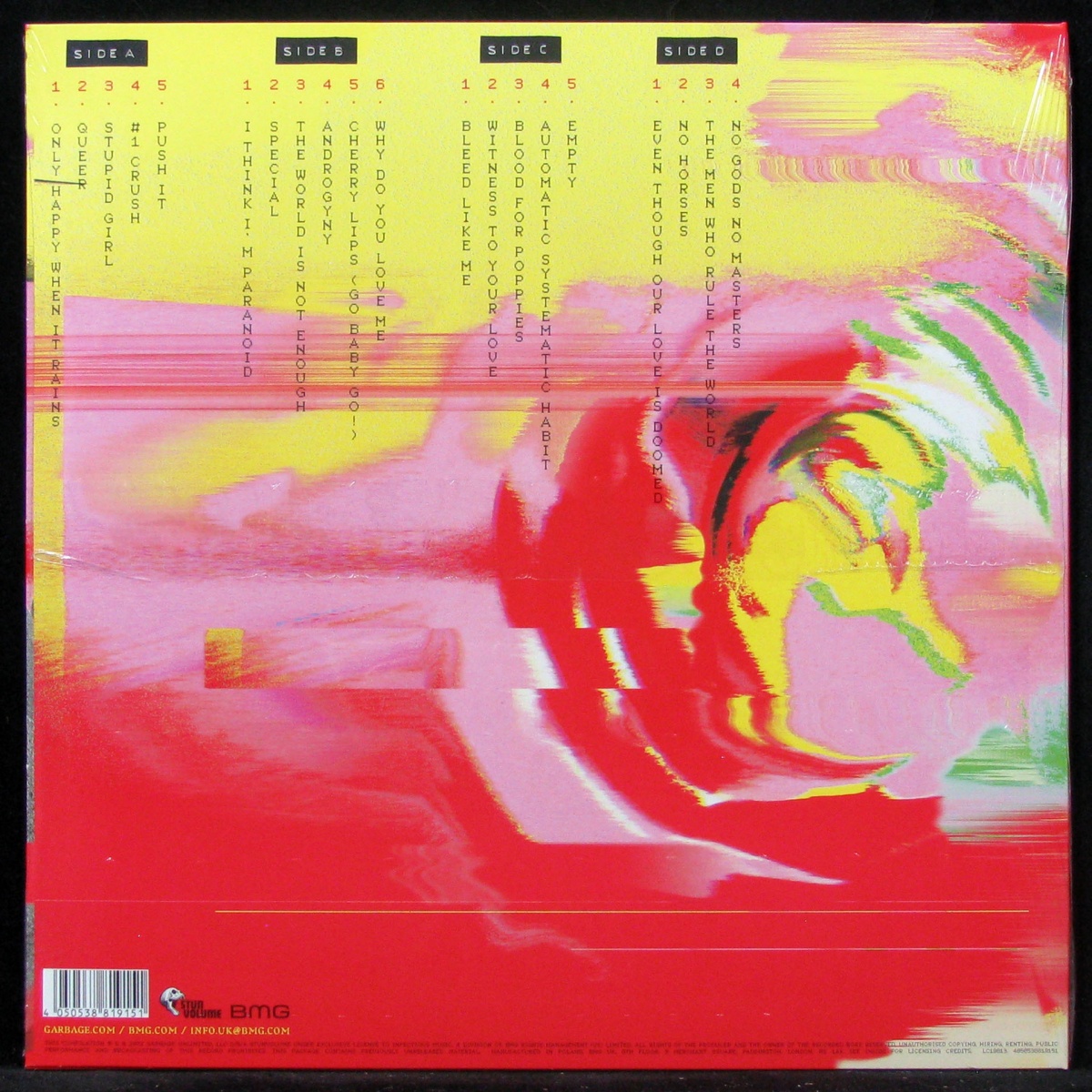 LP Garbage — Anthology (2LP, coloured vinyl) фото 2