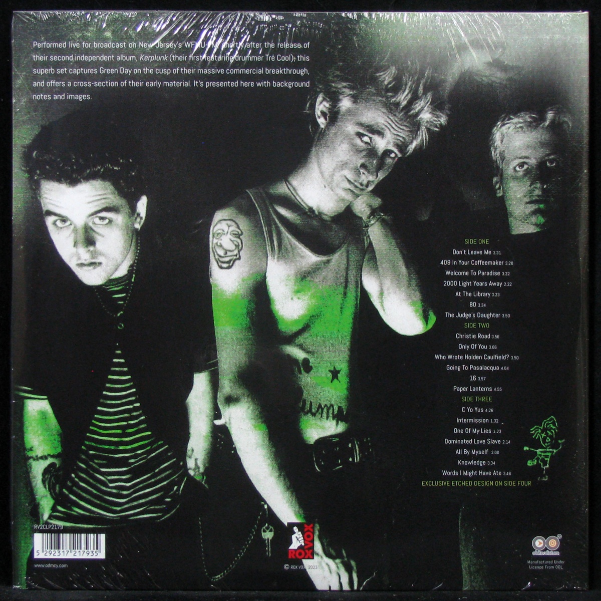 LP Green Day — Welcome To Paradise (coloured vinyl) фото 2