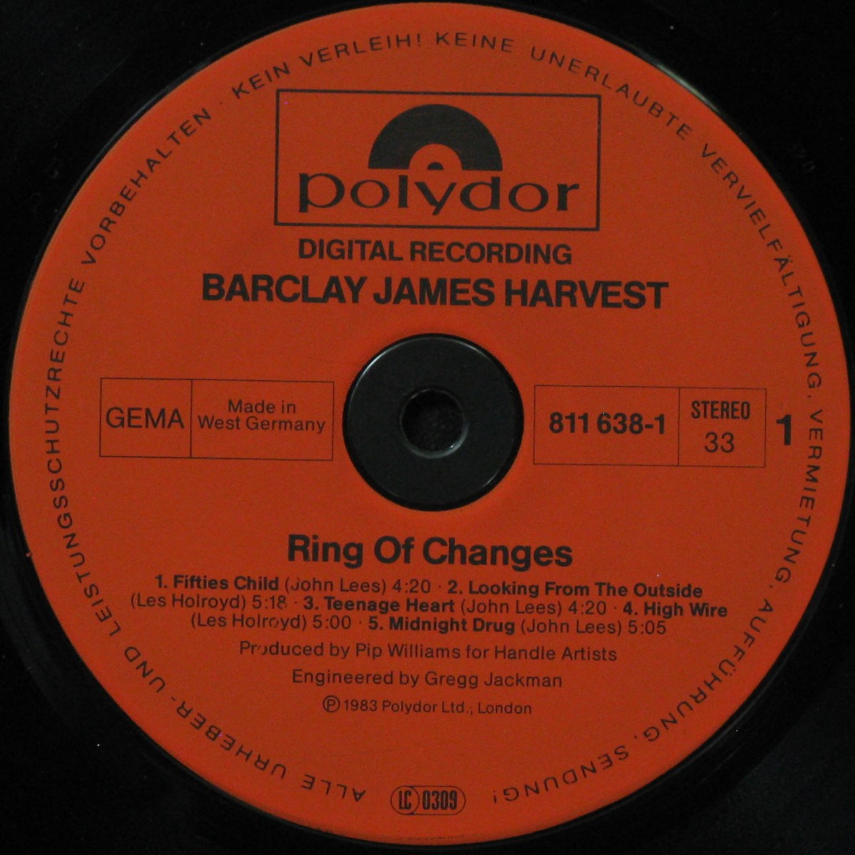 LP Barclay James Harvest — Ring Of Changes фото 2
