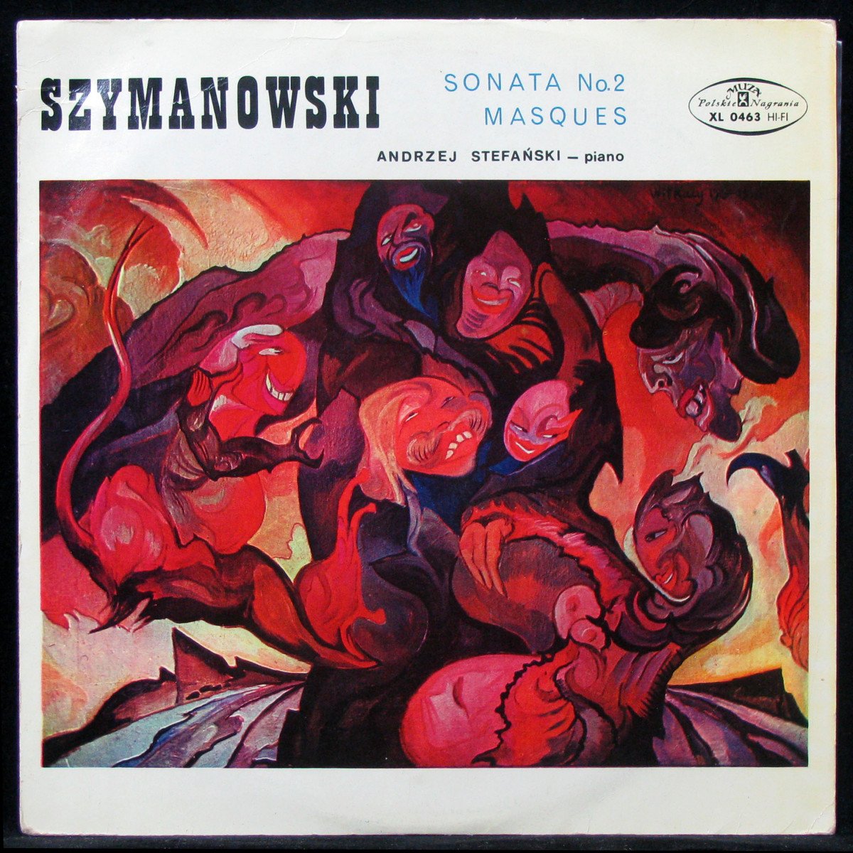 LP Andrzej Stefanski — Szymanowski: Maski / Sonata Op.21 (mono) фото