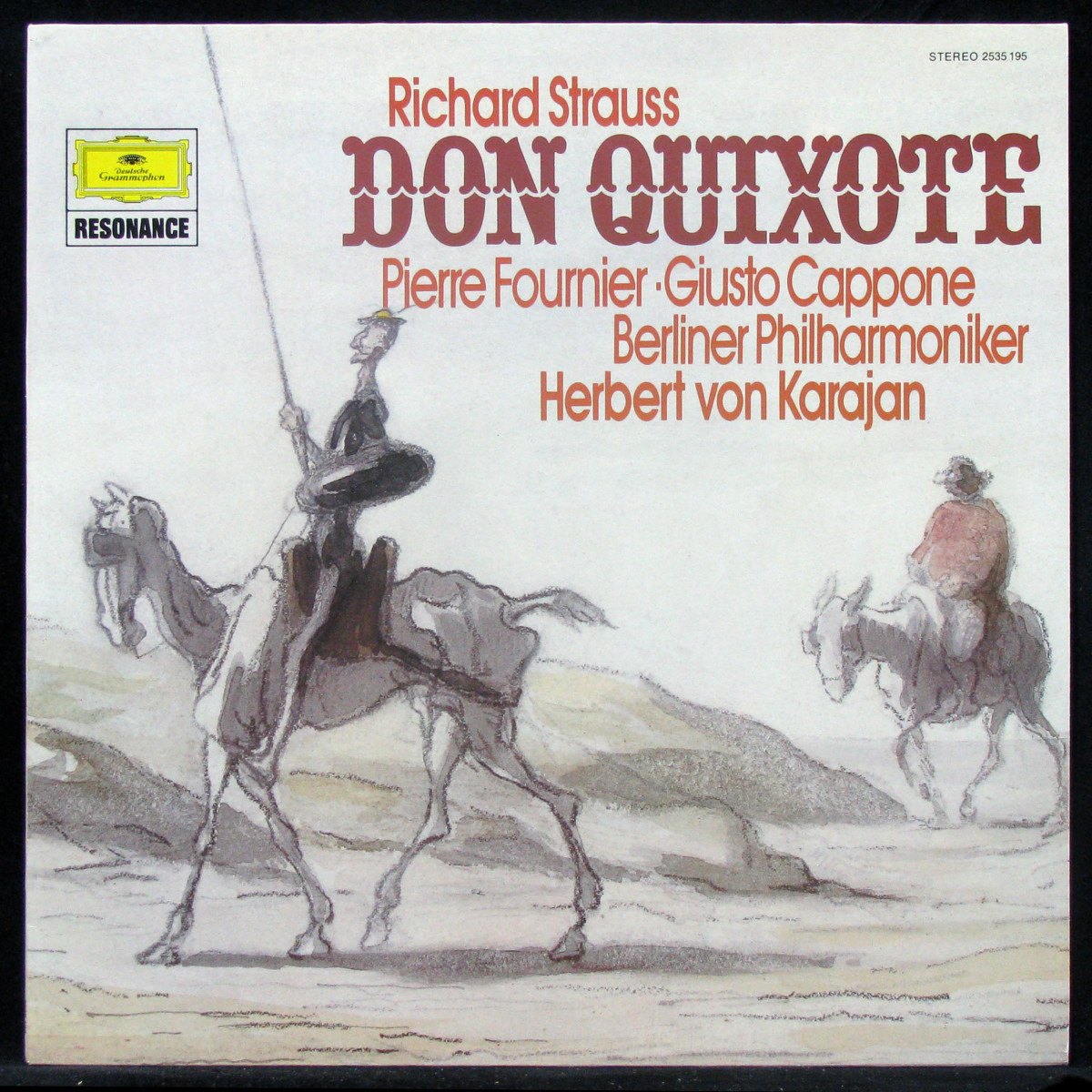 LP Herbert Von Karajan — Strauss: Don Quixote фото