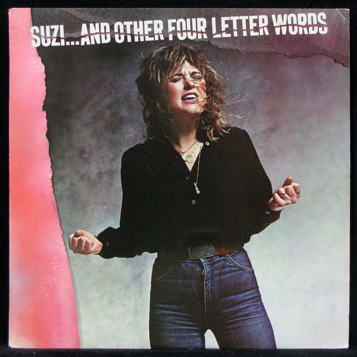 LP Suzi Quatro — Suzi... And Other Four Letter Words (+ poster) фото
