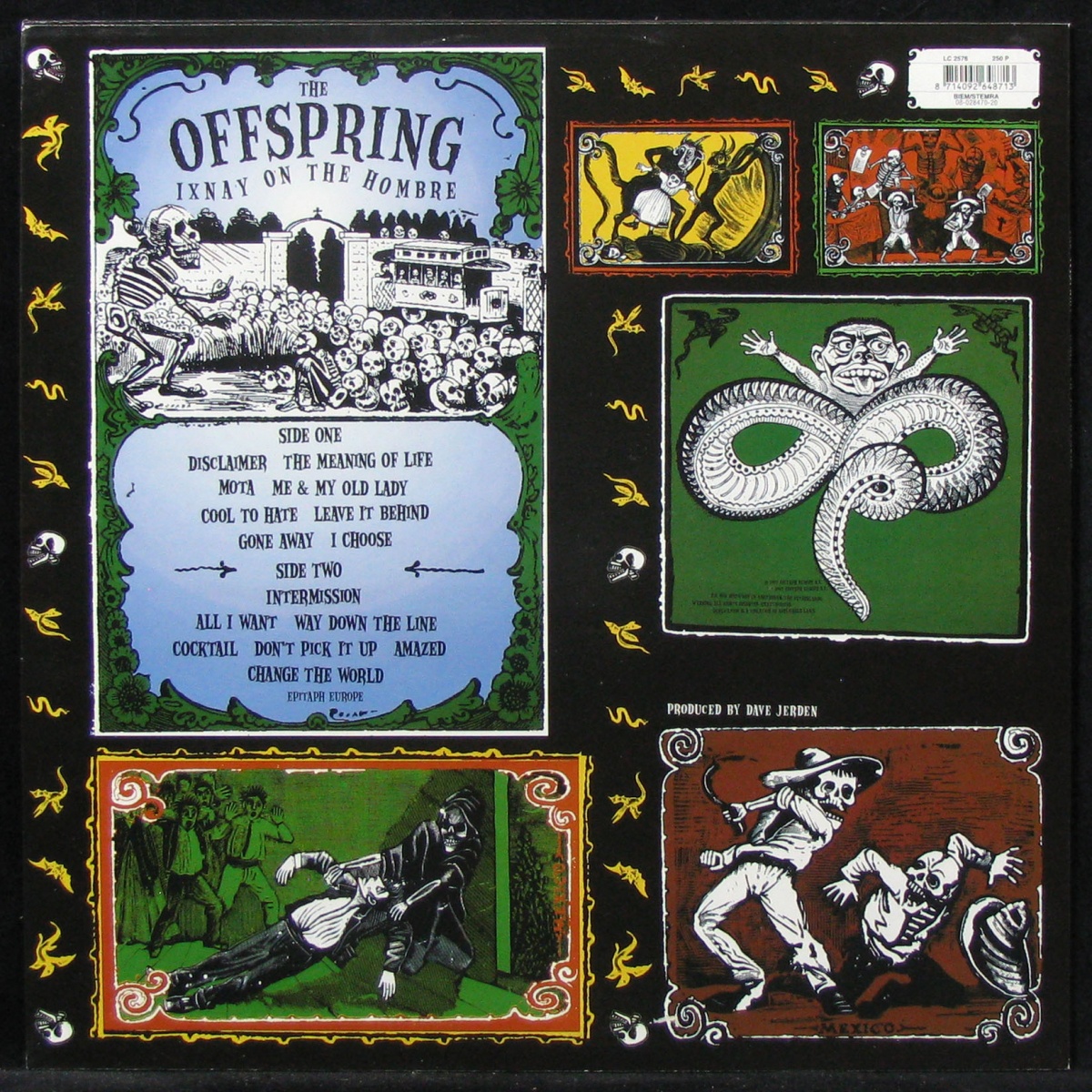 LP Offspring — Ixnay On The Hombre (coloured vinyl) фото 2