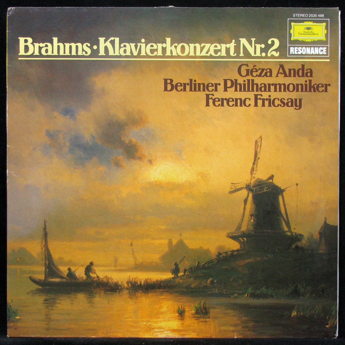 LP Ferenc Fricsay — Brahms: Klavierkonzert Nr.2 фото