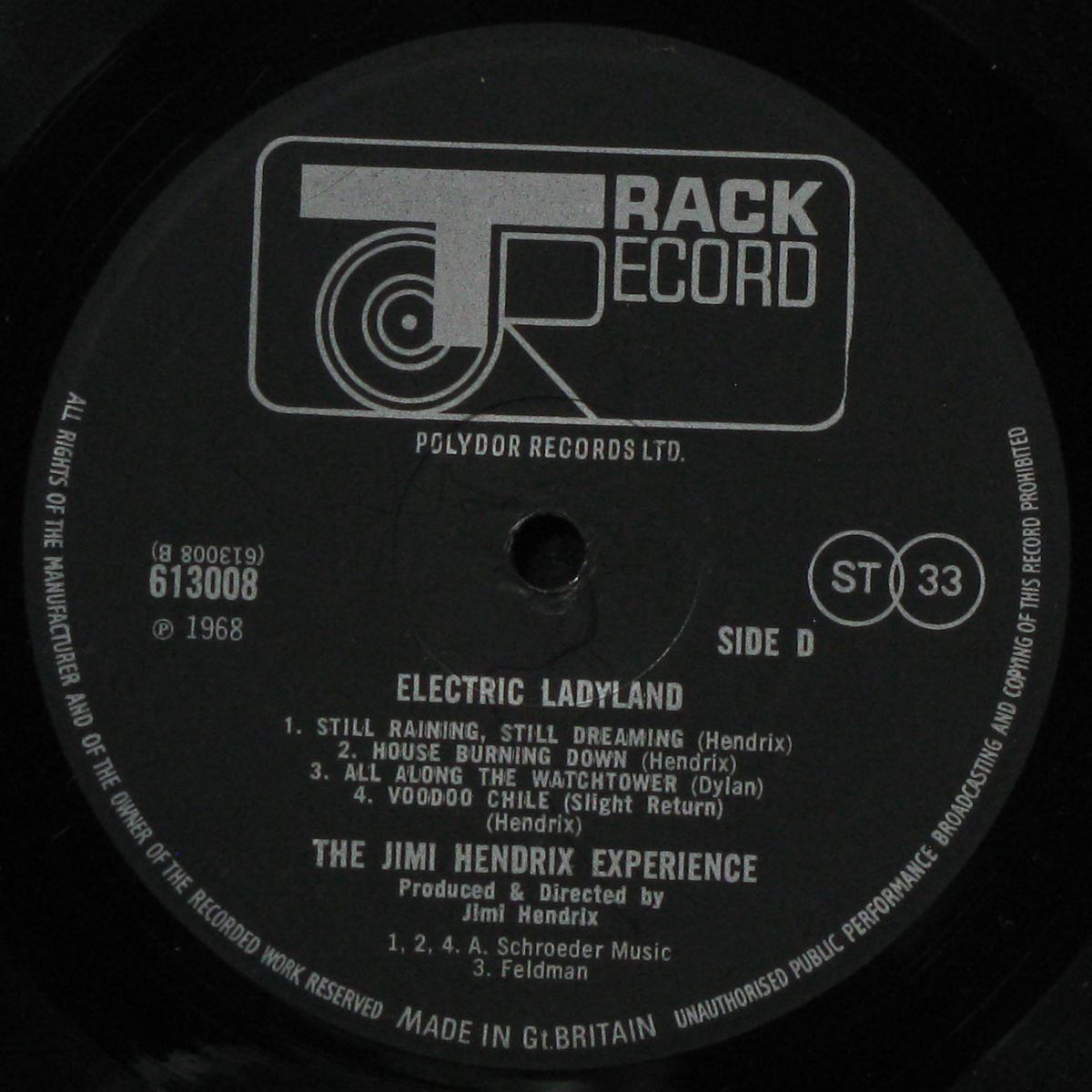 LP Jimi Hendrix Experience — Electric Ladyland (2LP) фото 7