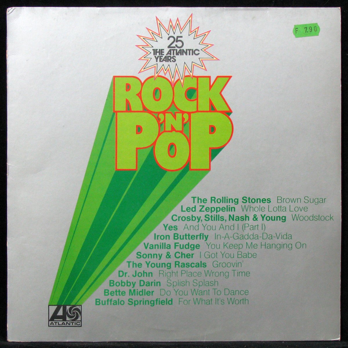 LP V/A — Rock 'N' Pop - 25 The Atlantic Years фото