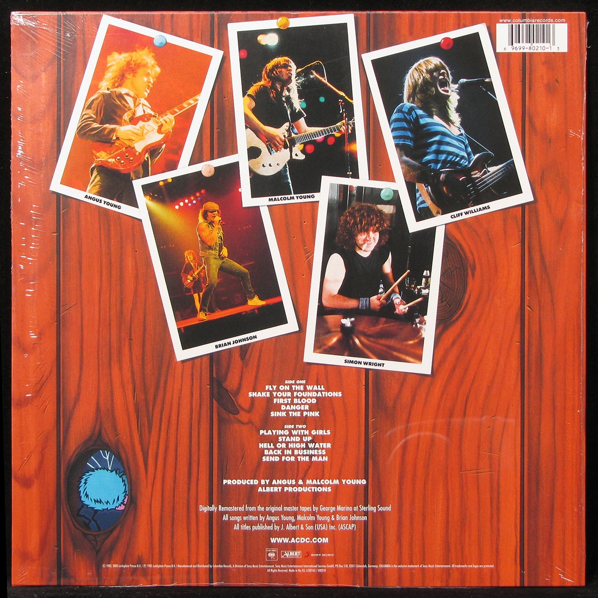 LP AC/DC — Fly On The Wall фото 2