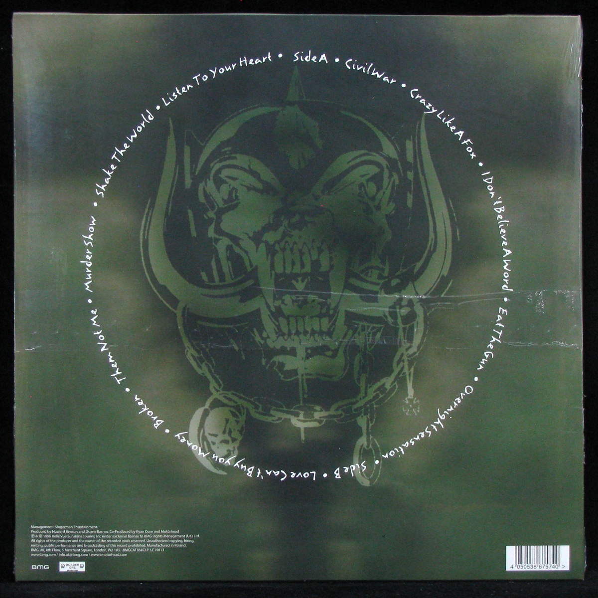 LP Motorhead — Overnight Sensation (coloured vinyl) фото 2