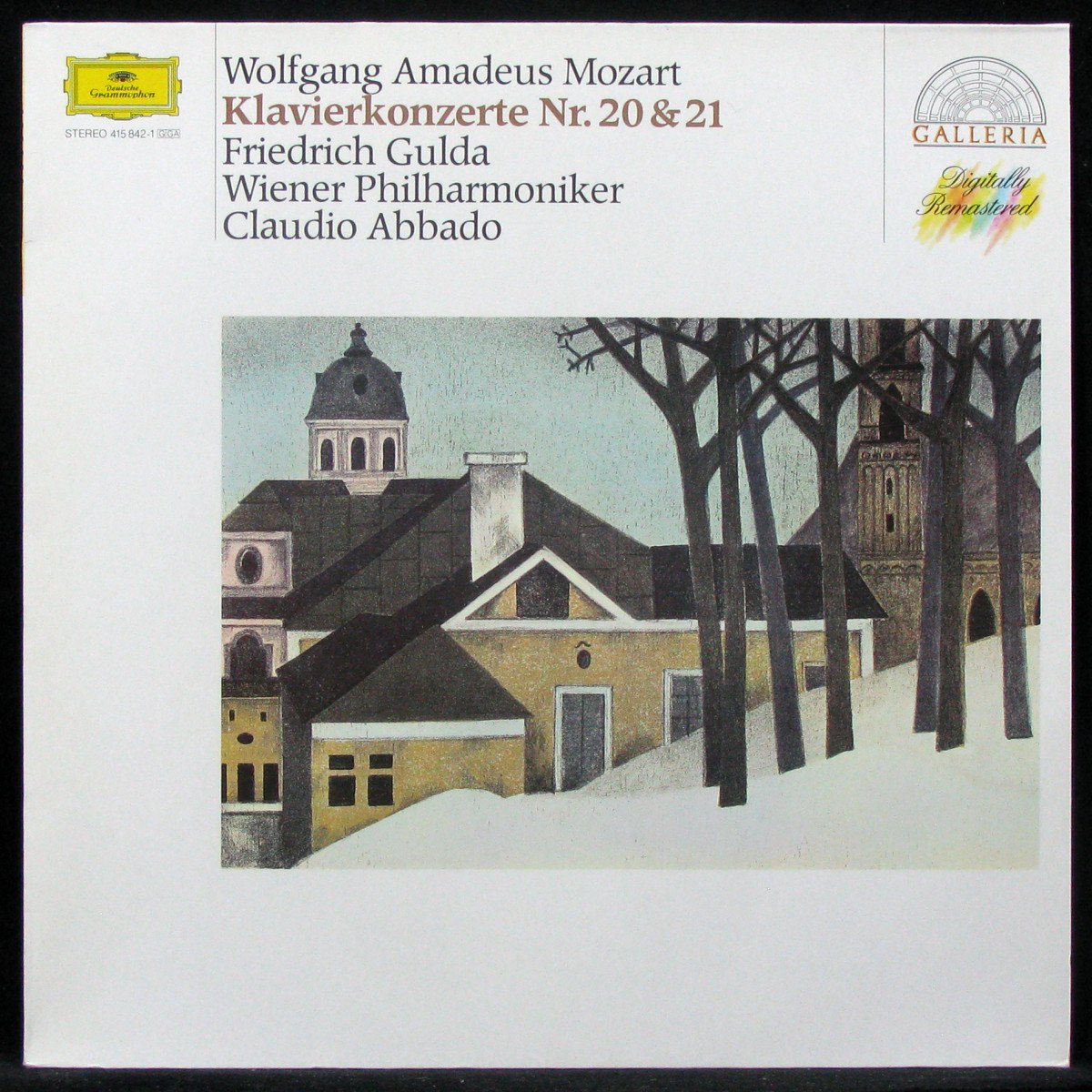 LP Claudio Abbado / Friedrich Gulda — Mozart: Klavierkonzerte / Piano Concertos Nos. 20 & 21 фото