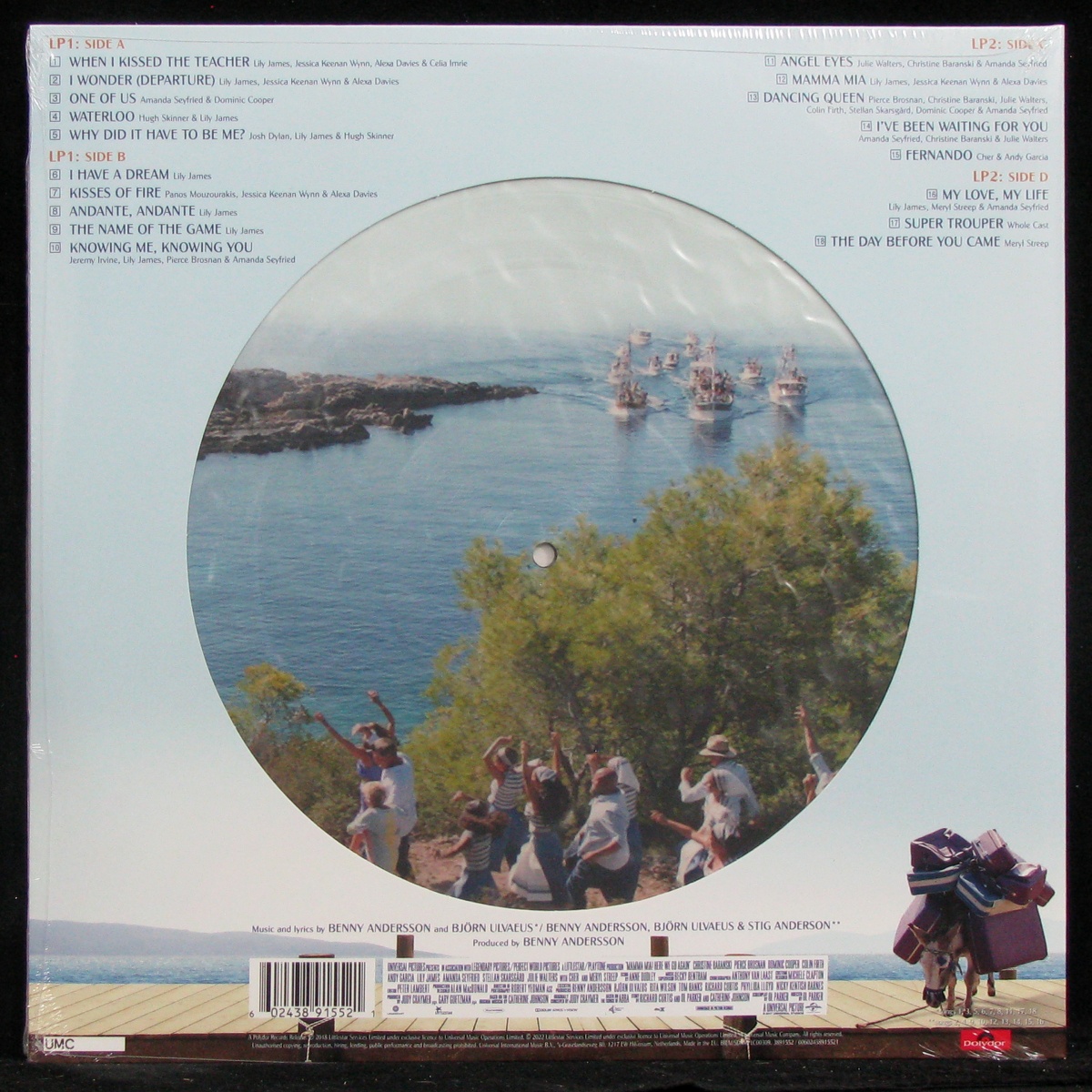 LP Soundtrack — Mamma Mia! Here We Go Again (2LP, picture disc) фото 2