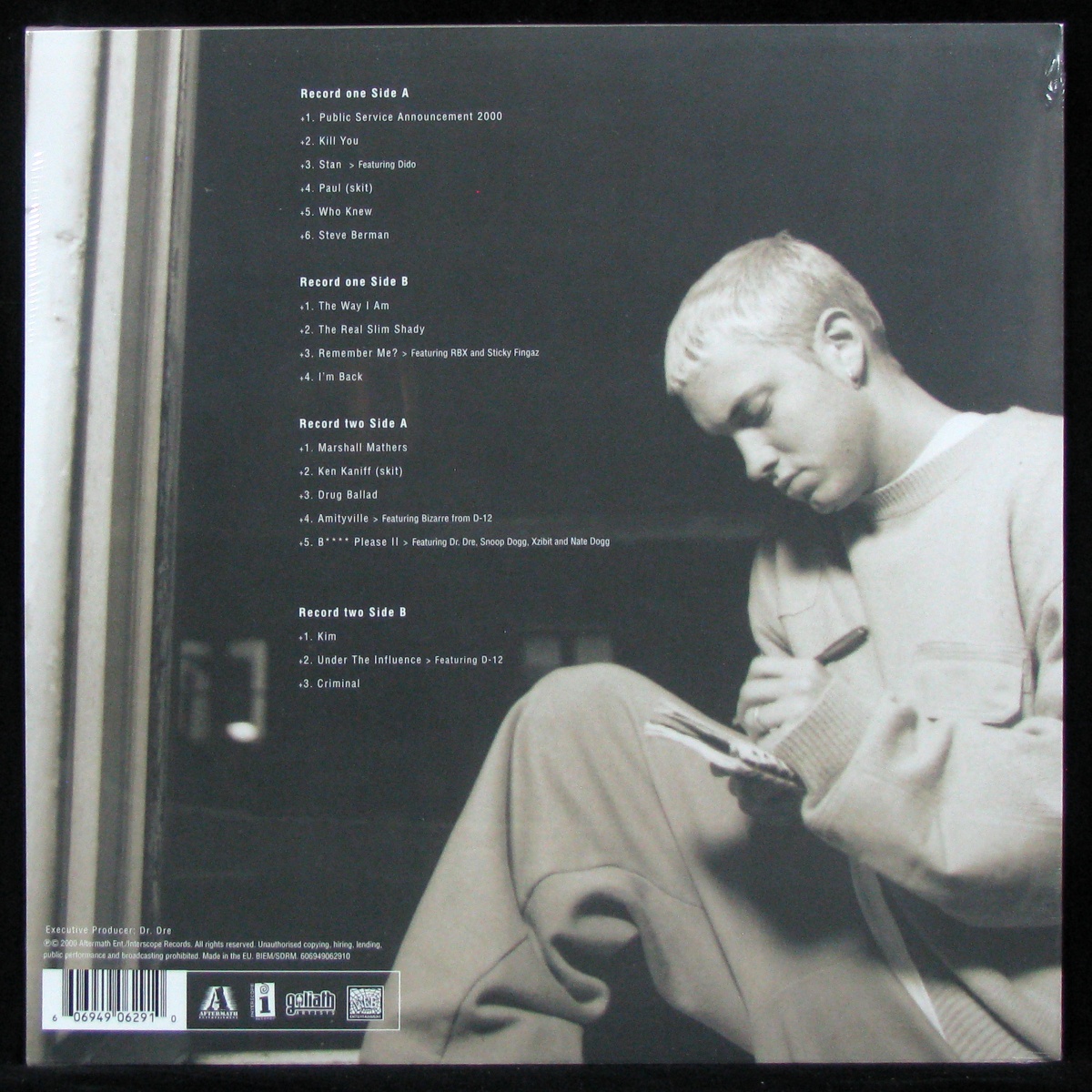 LP Eminem — Marshall Mathers (2LP) фото 2