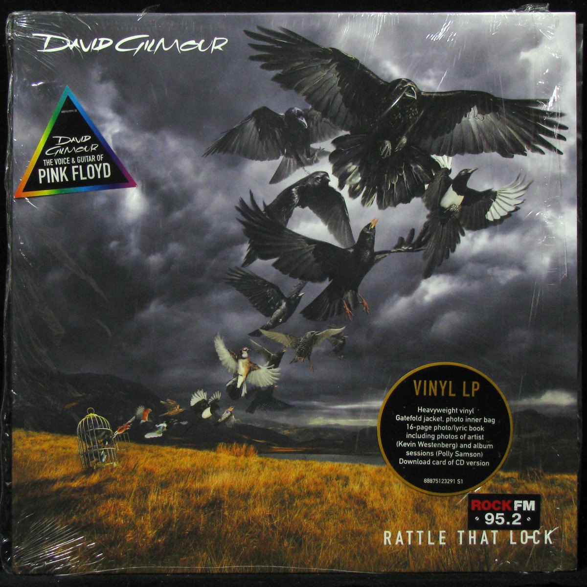 LP David Gilmour — Rattle That Lock (+ book) фото